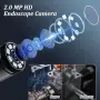 Нова Инспекционна камера 1920P HD 5м IP67 8 LED ендоскоп Android iOS Бороскоп, снимка 2