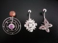 Пиърсинг обеца за пъп 3 броя общо за 15 лв , снимка 2