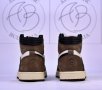 Nike Air Jordan 1 x Travis Scott, Travis Scott Fragment Мъжки Дамски Маратонки, снимка 5