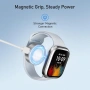 Магнитно зарядно за Apple Watch USB-C 5W – компактна безжична док станция, снимка 4