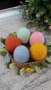 Великденски подаръци. Яйца в гнездото. Плетена играчка. Ръчно изработени., снимка 1