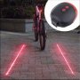 ЛЕД LED Стоп светлина / фенер фар с лазер за колело велосипед скутер, снимка 2