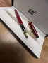 Колекционерска писалка Montblanc със златен писец ., снимка 2
