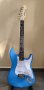 Електрическа китара син цвят, снимка 1