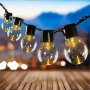 Соларни лампи за градина гирлянди гирлянд - КОД 3704, снимка 8