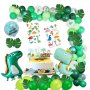 Комплект балони и украса за Рожден ден на тема динозаври- 115 части, снимка 1 - Други - 40360579