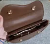 Малак дамска кафява чанта с 2 дръжки, снимка 3