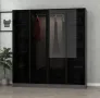 Модерен гардероб със стъклени врати, снимка 2