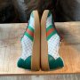 Мъжки кецове Gucci Dapper Dan GG Print White Green Web Sneakers 45 нови, снимка 7