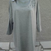 4XL Нова блуза Sheego с перли , снимка 1 - Туники - 34235036