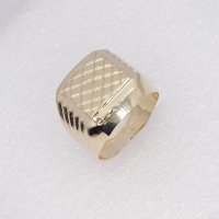 Мъжки златни пръстени  14К-585 , снимка 6 - Пръстени - 39545833