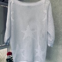 Прекрасна блуза био памук, снимка 2 - Блузи с дълъг ръкав и пуловери - 30745740