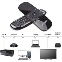 Дистанционно управление и безжична клавиатура, с Air Mouse, AM-2019, Черен, снимка 2 - Друга електроника - 42858998