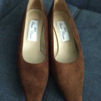 Италиански обувки от еко велур , снимка 12 - Дамски елегантни обувки - 29917235