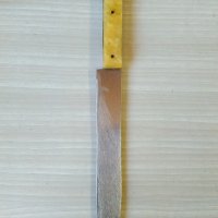Старинен масивен кухненски нож,дръжка каталин, снимка 4 - Антикварни и старинни предмети - 29928902