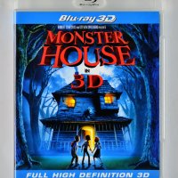 Блу Рей Къща чудовище 2D+3D Blu Ray Monster House, снимка 1 - Blu-Ray филми - 42520640