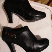 Дамски черни елегантни обувки, снимка 4 - Дамски обувки на ток - 38639095