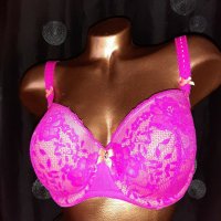 hunkemoller 85D Розов сутиен с дантела , снимка 5 - Бельо - 31051859