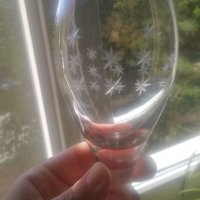 Стъклени ретро чаши, снимка 6 - Чаши - 34119318