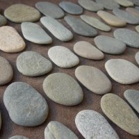 плоски камъни от Егейско море, снимка 1 - Декорация за дома - 37682994