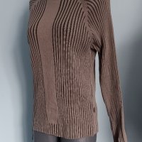 Марков спортен пуловер с поло яка / голям размер , снимка 5 - Пуловери - 44256000