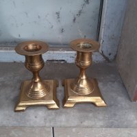 Два лота месингови свещници, снимка 5 - Декорация за дома - 39337682