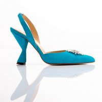 Дамски обувки на ток INGILIZ, снимка 3 - Дамски елегантни обувки - 31299801