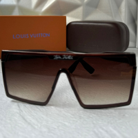 Louis Vuitton 2023 висок клас мъжки слънчеви очила маска Дамски Унисекс, снимка 4 - Слънчеви и диоптрични очила - 44797369