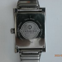 CANDINO, Swiss, quartz, C4145, правоъгълен - 38,5x29mm, снимка 7 - Мъжки - 37203554