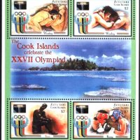 Чист блок Спорт Олимпийски игри Сидни 2000 от Аитутаки острови Кук     , снимка 1 - Филателия - 37090425
