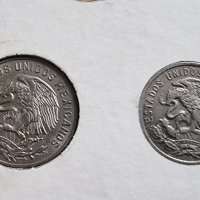 Мексико. Стара серия. Чисто нови.   1965 - 1968   година. 1 песо е сребърна монета., снимка 12 - Нумизматика и бонистика - 42218673