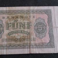 Колекционерска банкнота 5 дойче марка 1955година. - 14599, снимка 6 - Нумизматика и бонистика - 29078333