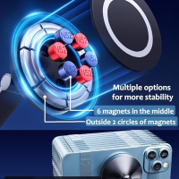 Нов Магнитен Телефон Държач JOYEKY за Кола, Универсален, Супер Силен, снимка 4 - Селфи стикове, аксесоари - 44517229
