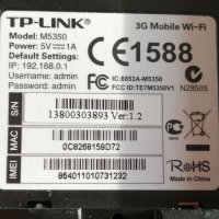 3G Mobile Wi-Fi модем TP-LINK, снимка 4 - Рутери - 34242819