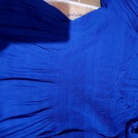 Синя блуза , снимка 2 - Блузи с дълъг ръкав и пуловери - 39976187
