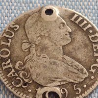 Сребърна монета 2 реала 1795г. Карлос IV Мадрид Испания 13640, снимка 5 - Нумизматика и бонистика - 42915094