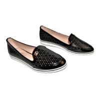 Дамски летни обувки тип пантофки -черно , снимка 1 - Дамски ежедневни обувки - 44173954