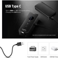 Нов Преносим акумулаторен безжичен захранващ източник с USB C кабел, снимка 7 - Други - 40412615