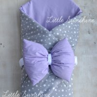 Невероятно бебешко одеалце Little Sunshine тип "прегърни ме" /порт бебе/голяма панделка, снимка 12 - Спално бельо и завивки - 29654391