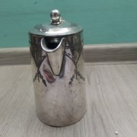 посребрена метална кана арт нуво, снимка 2 - Други ценни предмети - 39159020