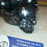 сребърен пепелник с три черепа 2810201245, снимка 11 - Колекции - 30585126