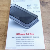 Стъклен протектор Anty-Spy Tempered Glass Apple iPhone 14 Pro, снимка 1 - Фолия, протектори - 38974077