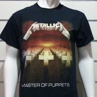 Нова мъжка тениска със ситопечат на музикалната група METALLICA - MASTER OF PUPPETS , снимка 7 - Тениски - 28319764