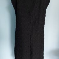 Копринена "Малка черна рокля" за повод или офис / голям размер , снимка 6 - Рокли - 29469471