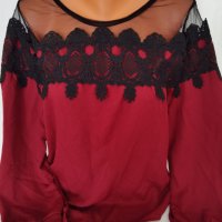 Дамски стилни блузи 3цвята, снимка 4 - Ризи - 17362762