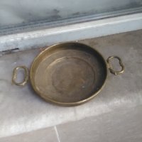 Бронзова чиния( купа) с дрьжки, снимка 1 - Декорация за дома - 29443902