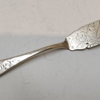 Сребърен нож, снимка 1 - Антикварни и старинни предмети - 29865578