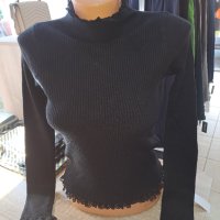 Къси блузки с дантелка в седем цвята , снимка 15 - Блузи с дълъг ръкав и пуловери - 42807344