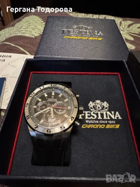 Festina Мъжки Часовник В гаранция чисто нов, снимка 1