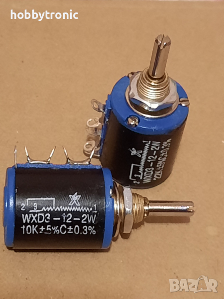 Многооборотен потенциометър 4.7K, 10K, 22K, 47K, 100К., снимка 1